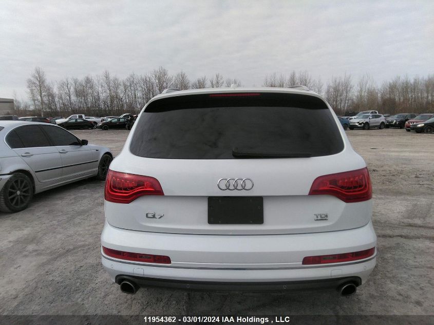 2013 Audi Q7 Prestige VIN: WA1VMCFE4DD004351 Lot: 11954362