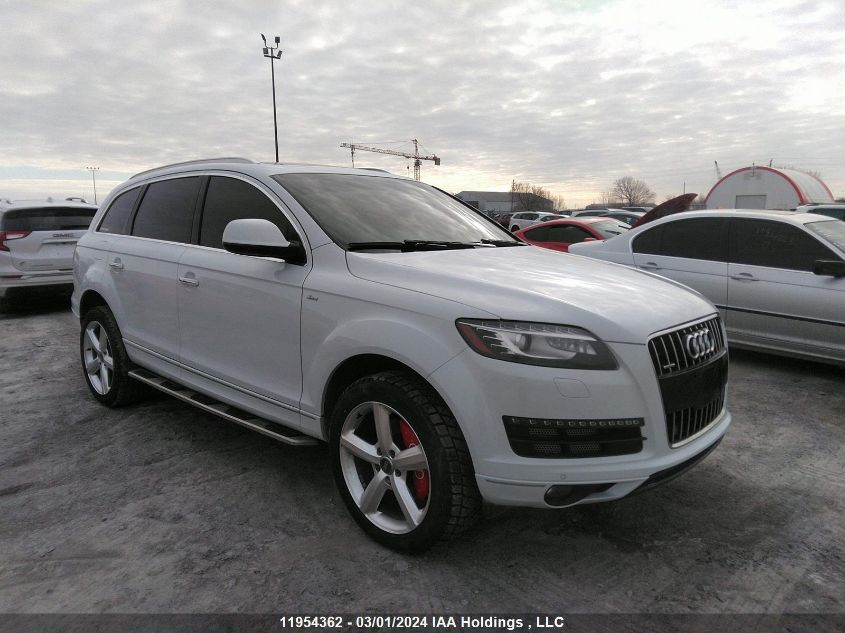 2013 Audi Q7 Prestige VIN: WA1VMCFE4DD004351 Lot: 11954362