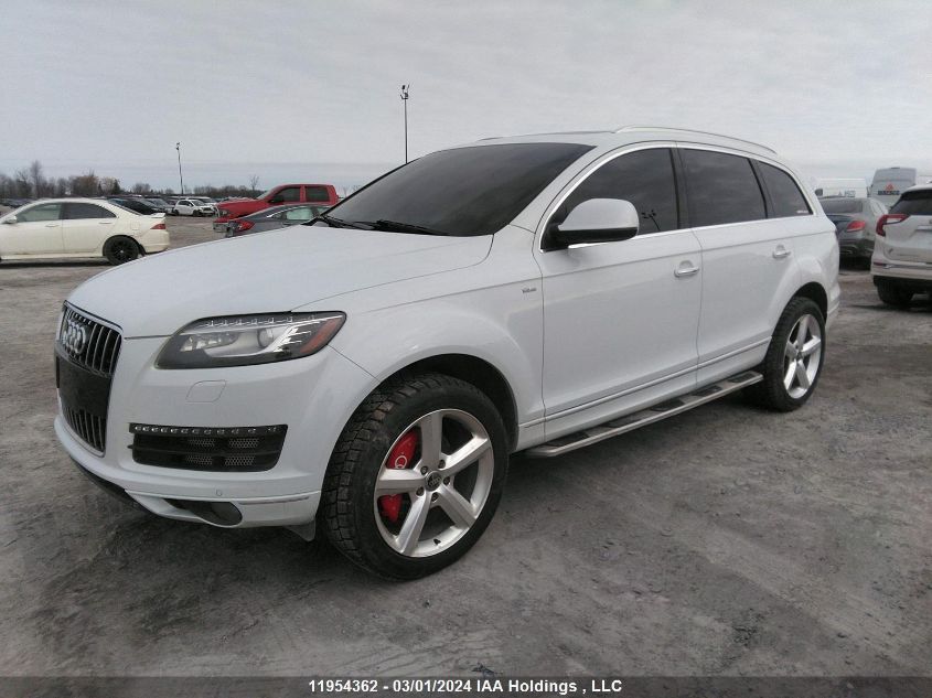 2013 Audi Q7 Prestige VIN: WA1VMCFE4DD004351 Lot: 11954362