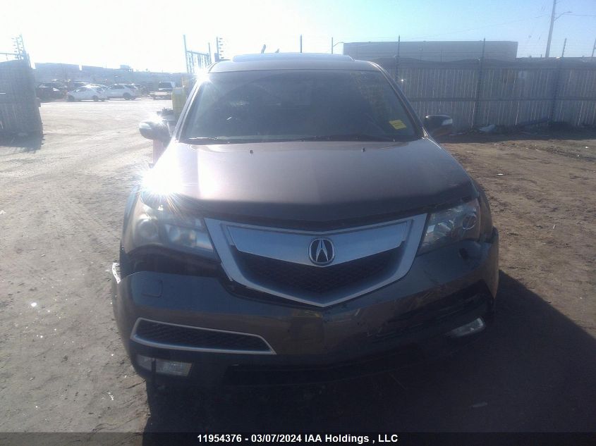 2012 Acura Mdx Advance VIN: 2HNYD2H67CH000762 Lot: 11954376