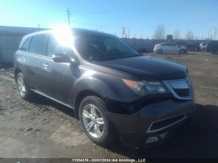 2012 Acura Mdx Advance VIN: 2HNYD2H67CH000762 Lot: 11954376