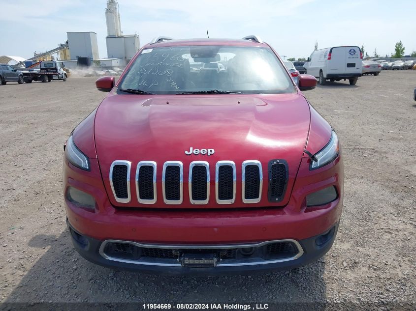2017 Jeep Cherokee Limited VIN: 1C4PJMDS5HD221208 Lot: 11954669
