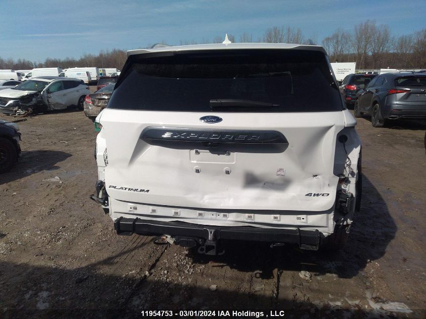 2022 Ford Explorer Platinum VIN: 1FM5K8HC0NGC03896 Lot: 11954753