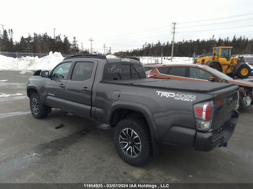 2021 Toyota Tacoma Double Cab/Sr5/Trd Sport/Trd Off Road VIN: 5TFDZ5BNXMX065674 Lot: 11954925