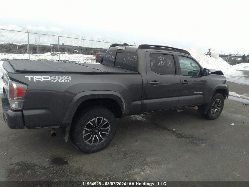 2021 Toyota Tacoma Double Cab/Sr5/Trd Sport/Trd Off Road VIN: 5TFDZ5BNXMX065674 Lot: 11954925