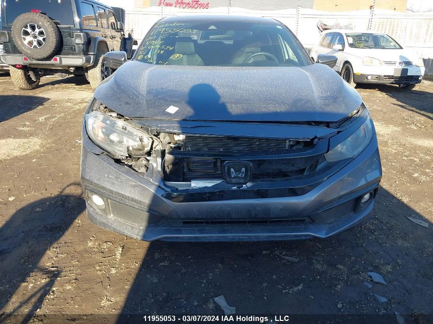 2020 Honda Civic Sport VIN: 2HGFC2F89LH009534 Lot: 11955053