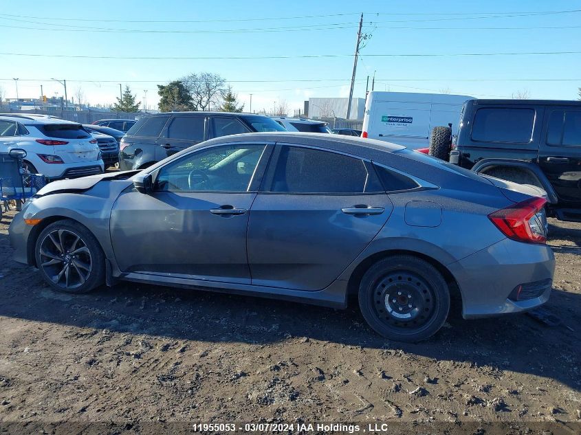 2020 Honda Civic Sport VIN: 2HGFC2F89LH009534 Lot: 11955053