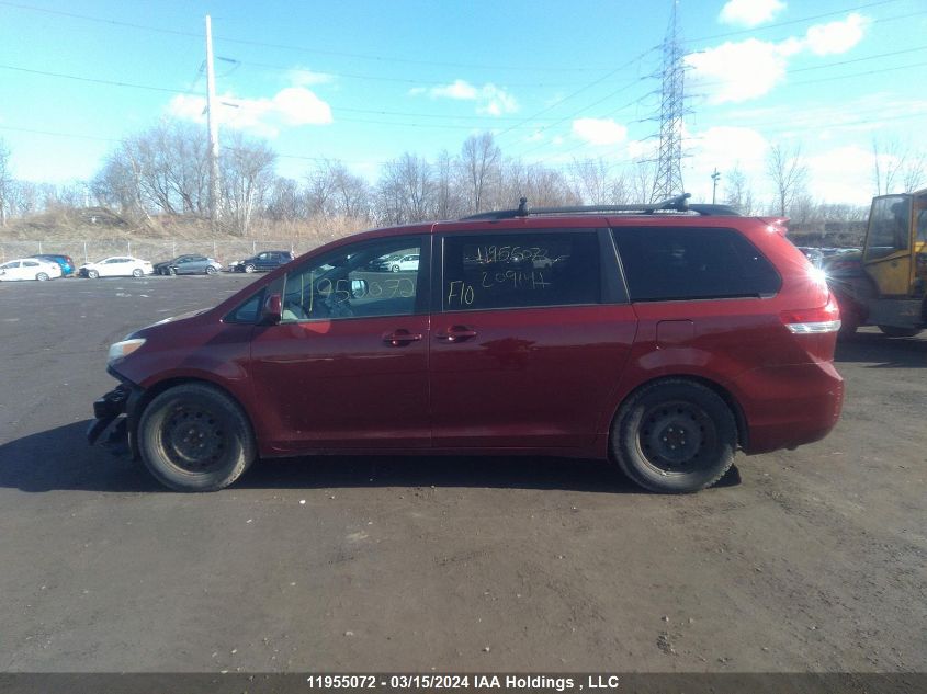 2012 Toyota Sienna VIN: 5TDKK3DC6CS209141 Lot: 11955072