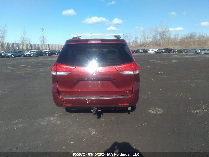 2012 Toyota Sienna VIN: 5TDKK3DC6CS209141 Lot: 11955072