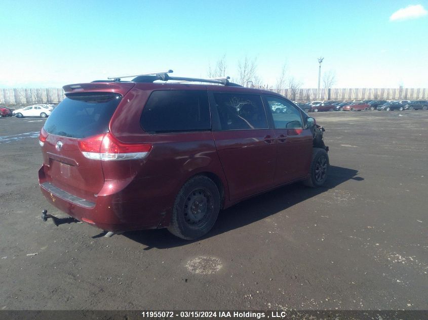 2012 Toyota Sienna VIN: 5TDKK3DC6CS209141 Lot: 11955072