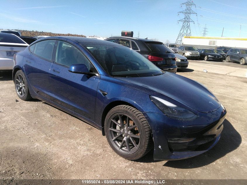 2021 Tesla Model 3 VIN: 5YJ3E1EA8MF915000 Lot: 11955074