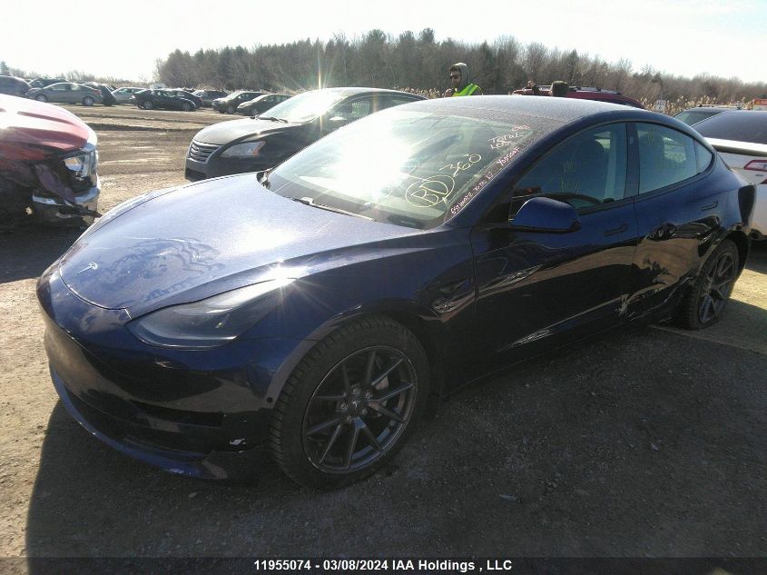 2021 Tesla Model 3 VIN: 5YJ3E1EA8MF915000 Lot: 11955074