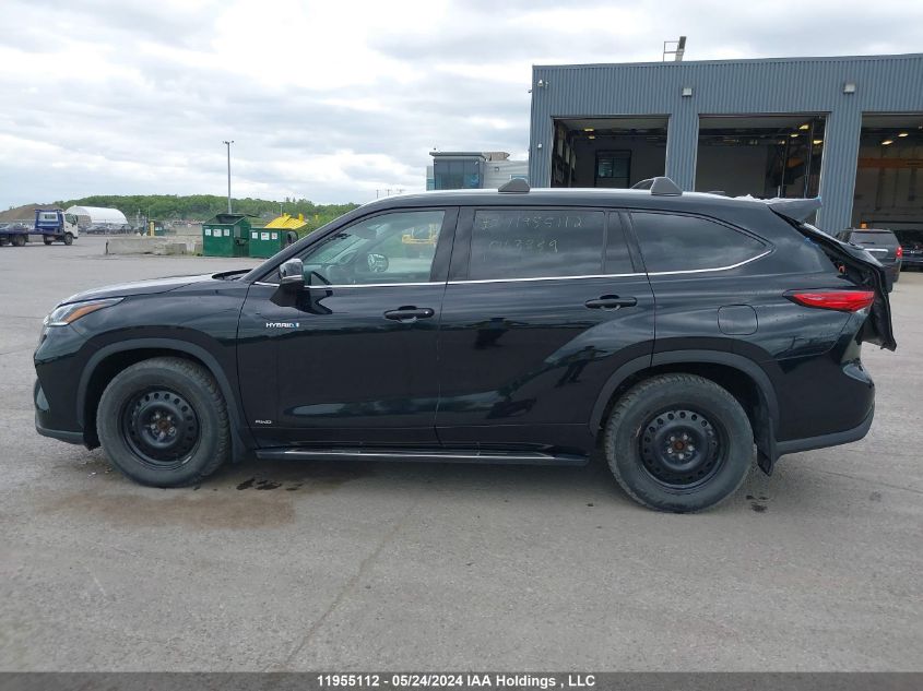 2020 Toyota Highlander Hybrid Limited VIN: 5TDEBRCH2LS013839 Lot: 11955112