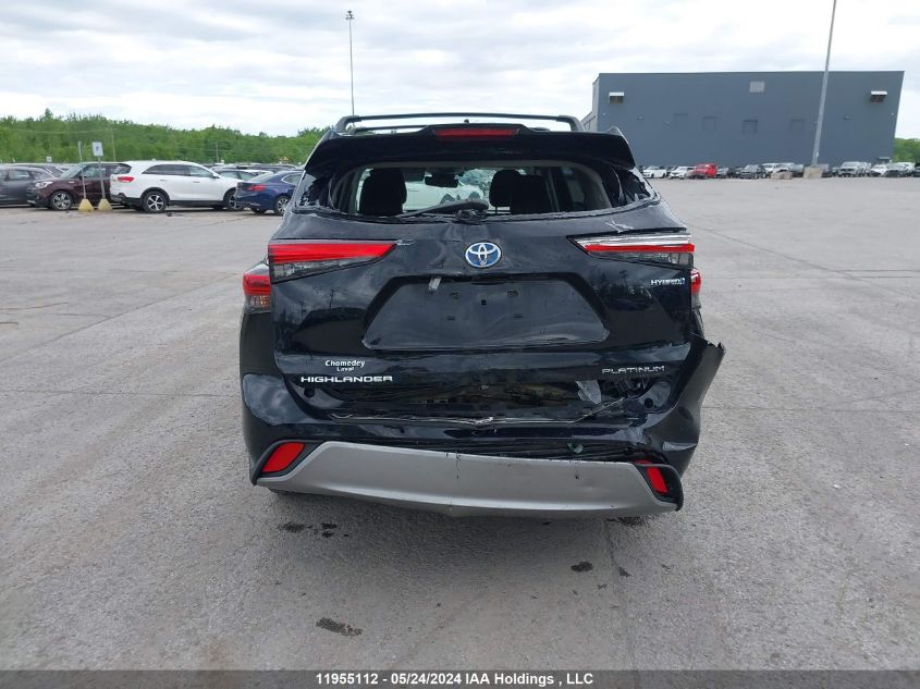 2020 Toyota Highlander Hybrid Limited VIN: 5TDEBRCH2LS013839 Lot: 11955112