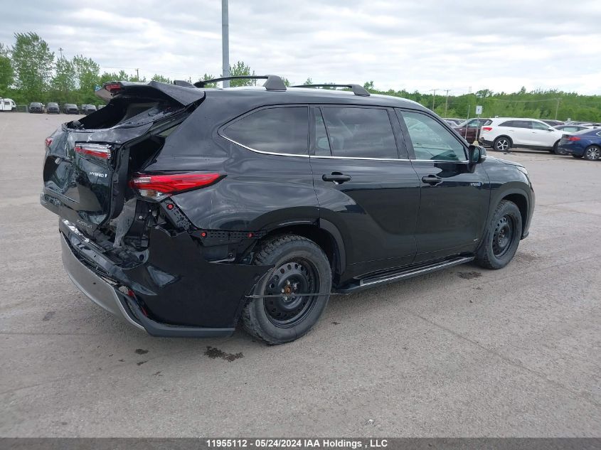 2020 Toyota Highlander Hybrid Limited VIN: 5TDEBRCH2LS013839 Lot: 11955112