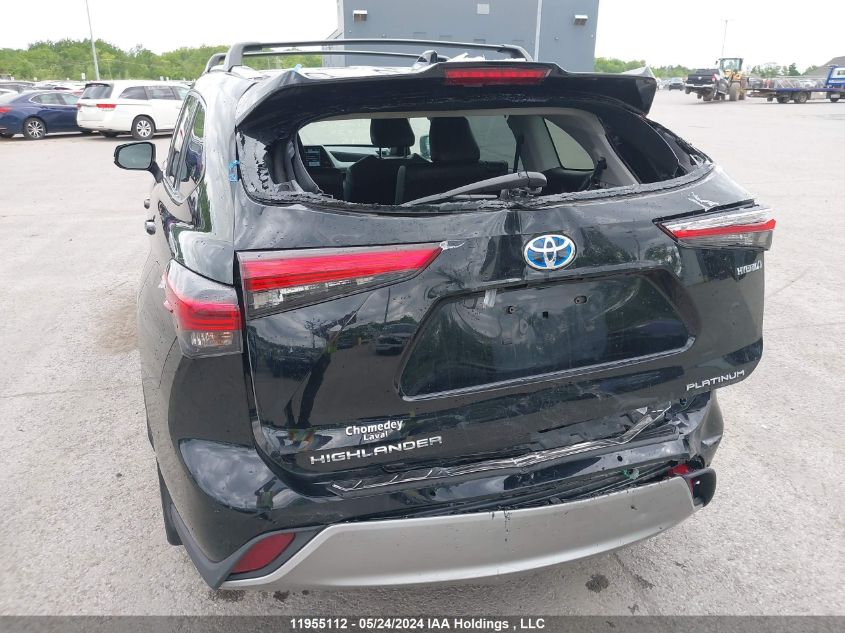 2020 Toyota Highlander Hybrid Limited VIN: 5TDEBRCH2LS013839 Lot: 11955112