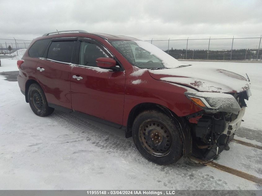 2017 Nissan Pathfinder S/Sv/Sl/Platinum VIN: 5N1DR2MM2HC687245 Lot: 11955148