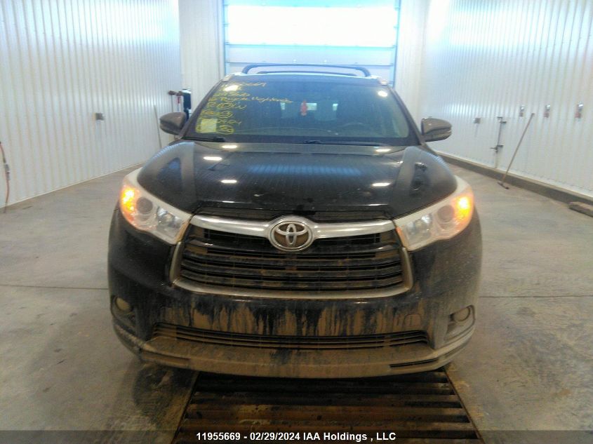 2016 Toyota Highlander Xle VIN: 5TDJKRFH5GS295670 Lot: 39241357