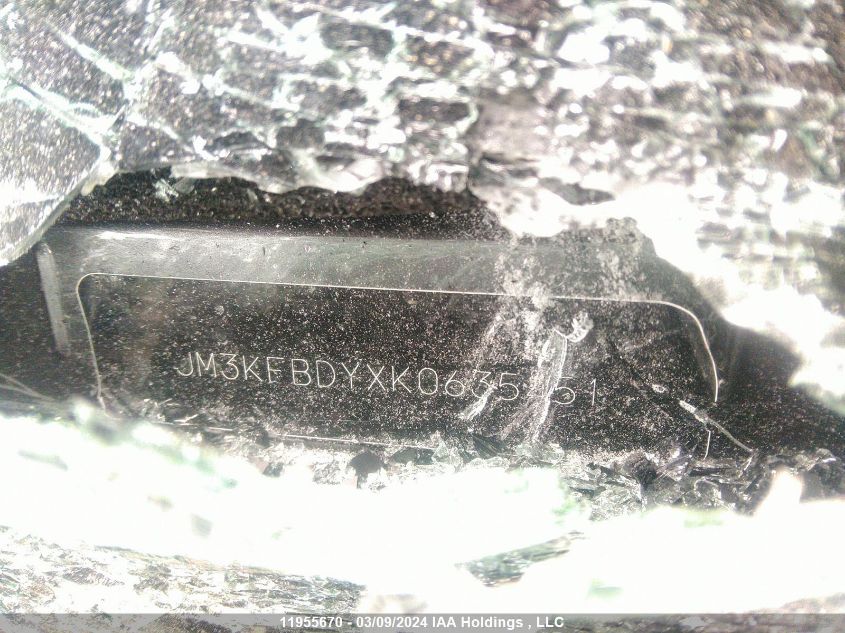 2019 Mazda Cx-5 Grand Touring Reserve VIN: JM3KFBDYXK0635451 Lot: 11955670