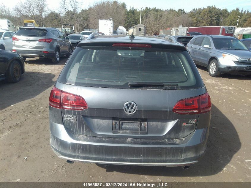 2017 Volkswagen Golf Alltrack VIN: 3VWH17AUXHM517855 Lot: 11955687