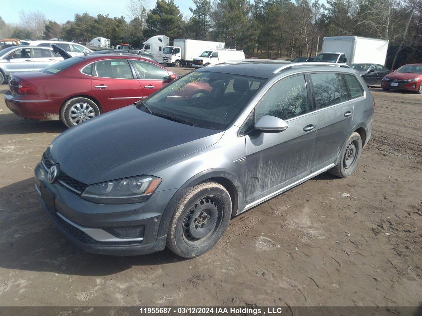 2017 Volkswagen Golf Alltrack VIN: 3VWH17AUXHM517855 Lot: 11955687