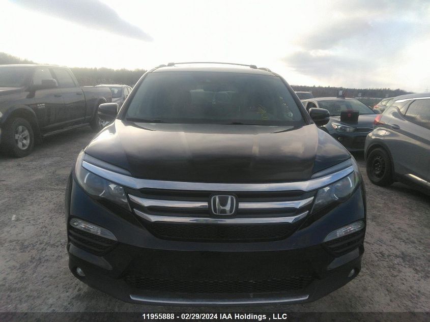 2017 Honda Pilot VIN: 5FNYF6H92HB504277 Lot: 11955888