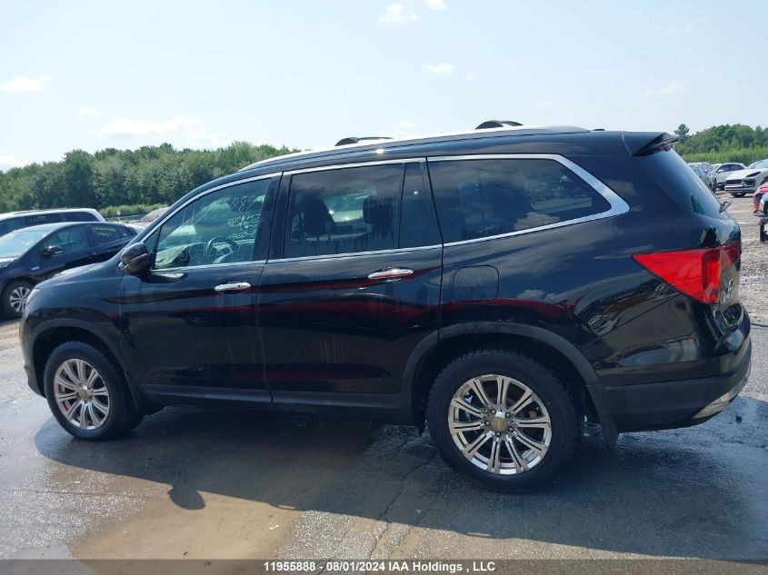 2017 Honda Pilot VIN: 5FNYF6H92HB504277 Lot: 11955888