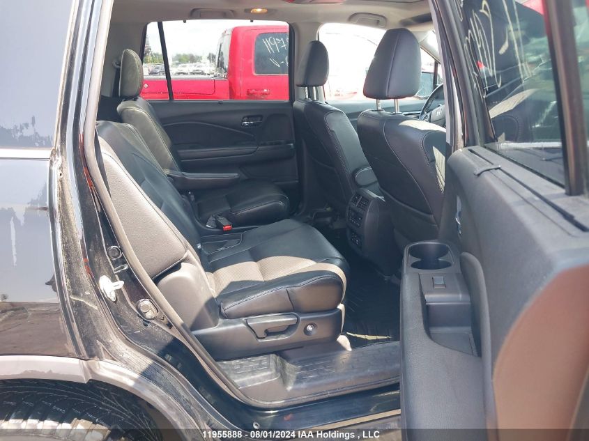 2017 Honda Pilot VIN: 5FNYF6H92HB504277 Lot: 11955888