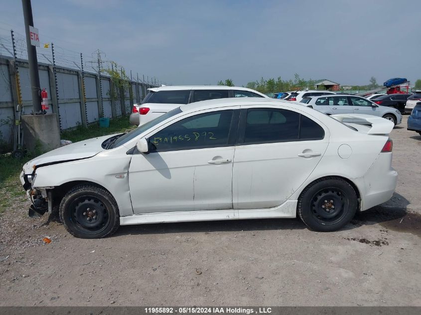 2012 Mitsubishi Lancer VIN: JA32V2FW7CU609325 Lot: 11955892