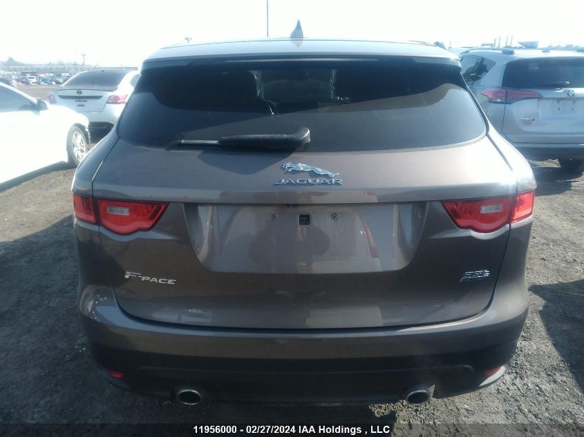 2017 Jaguar F-Pace VIN: SADCK2BVXHA057747 Lot: 11956000