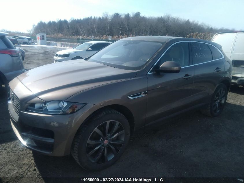 2017 Jaguar F-Pace VIN: SADCK2BVXHA057747 Lot: 11956000