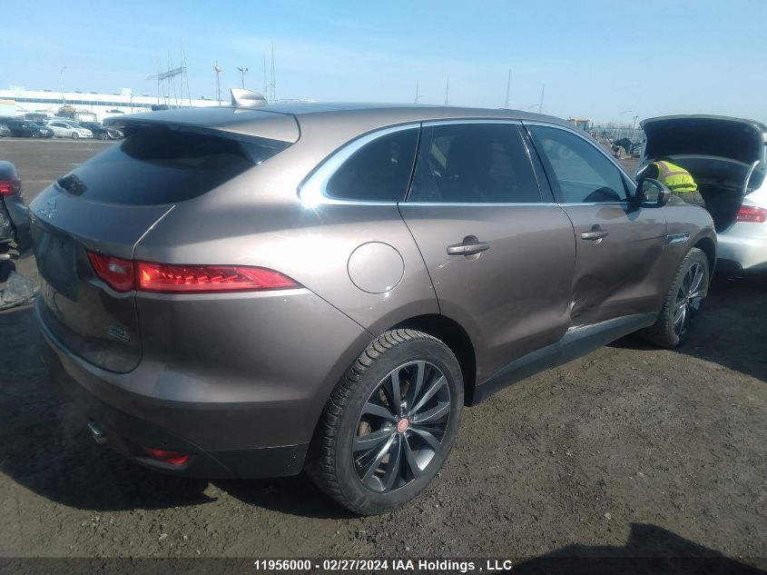 2017 Jaguar F-Pace VIN: SADCK2BVXHA057747 Lot: 11956000