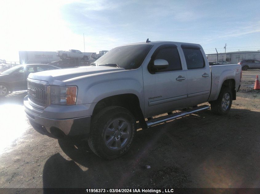 2011 GMC Sierra K1500 Slt VIN: 3GTP2WE3XBG168337 Lot: 11956373