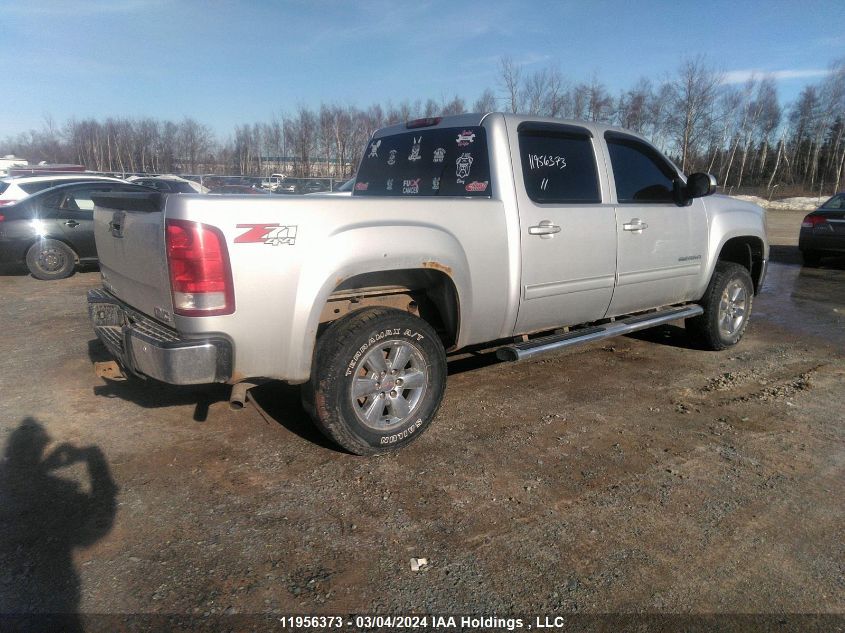 2011 GMC Sierra K1500 Slt VIN: 3GTP2WE3XBG168337 Lot: 11956373