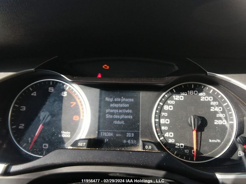 2009 Audi A4 3.2 Quattro VIN: WAULK68K39N015802 Lot: 11956477