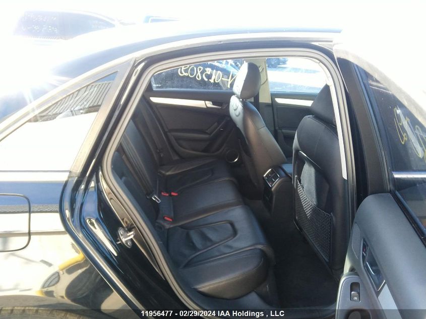 2009 Audi A4 3.2 Quattro VIN: WAULK68K39N015802 Lot: 11956477