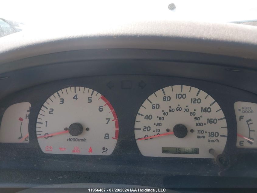 2004 Toyota Tacoma VIN: 5TEWM72N54Z335745 Lot: 11956487