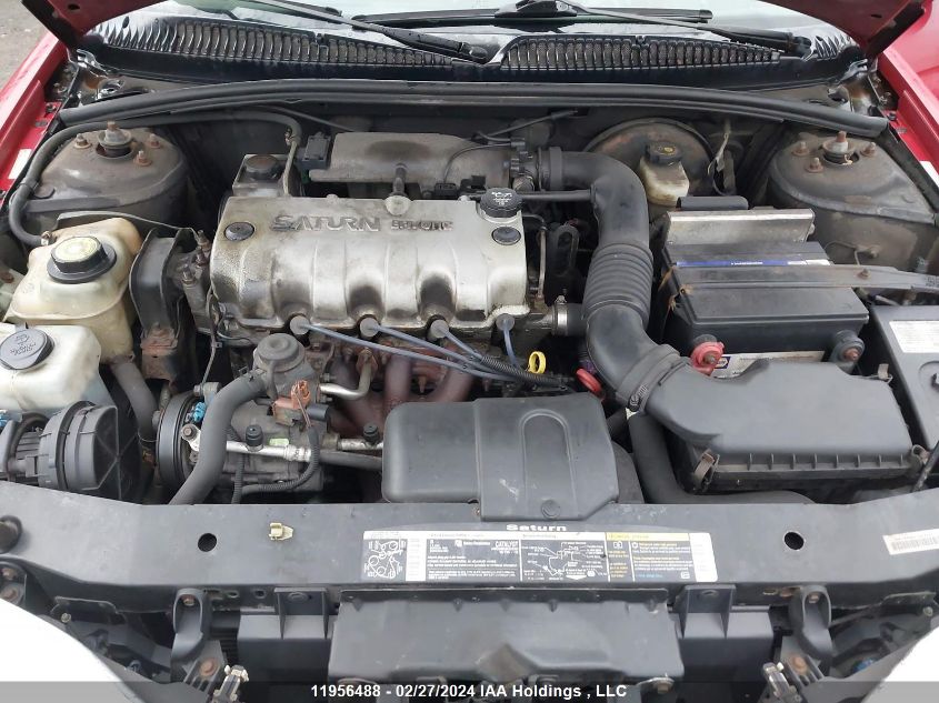 2002 Saturn Sc1 VIN: 1G8ZP12862Z275134 Lot: 11956488