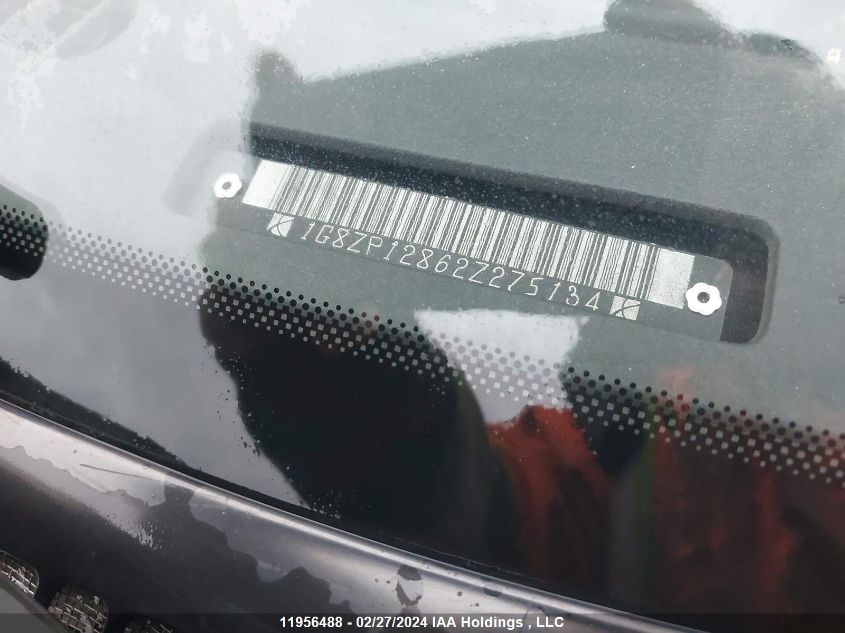 2002 Saturn Sc1 VIN: 1G8ZP12862Z275134 Lot: 11956488