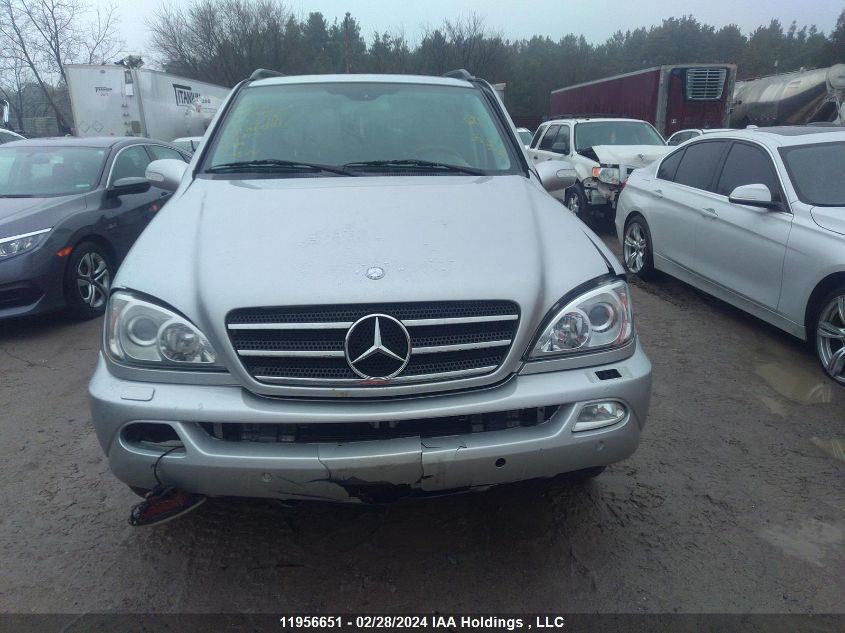 2004 Mercedes-Benz M-Class VIN: 4JGAB75E84A471398 Lot: 11956651