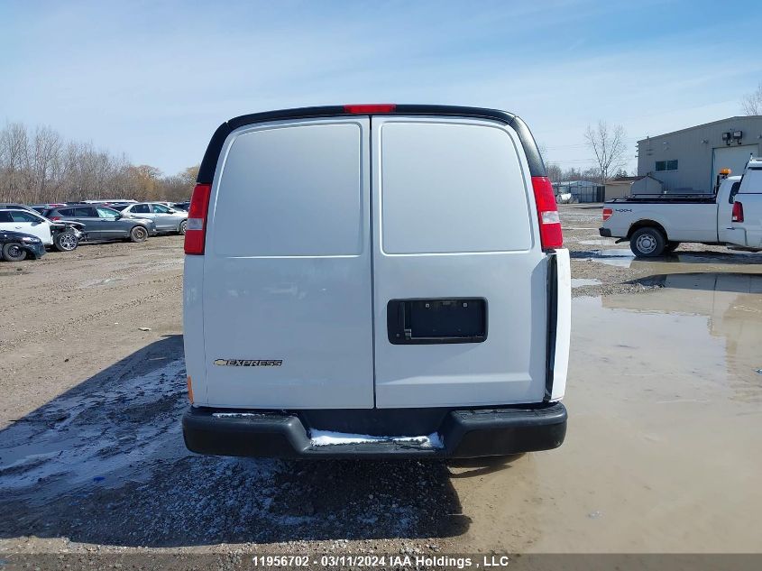 2021 Chevrolet Express Cargo Van VIN: 1GCWGBFP5M1161272 Lot: 11956702