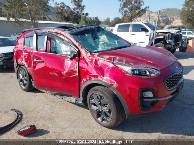 2021 Kia Sportage VIN: KNDPNCAC8M7893557 Lot: 11956724