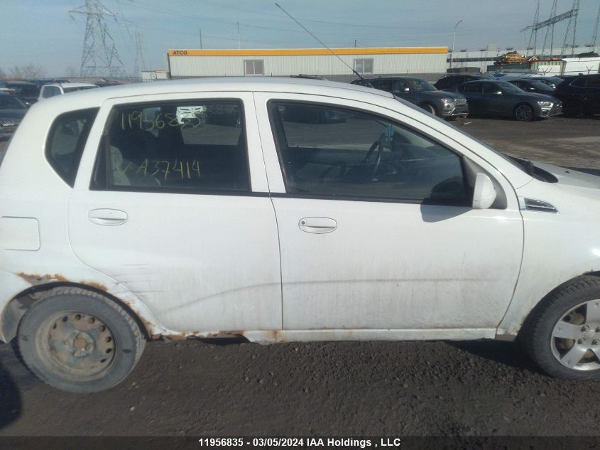 2010 Chevrolet Aveo Ls VIN: 3G1TB6DE1AL137414 Lot: 11956835