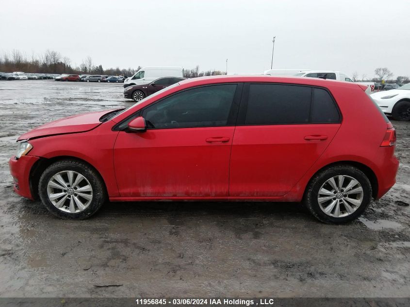 2016 Volkswagen Golf S/Se/Sel VIN: 3VW217AU6GM024243 Lot: 11956845