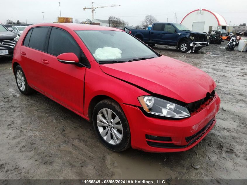 2016 Volkswagen Golf S/Se/Sel VIN: 3VW217AU6GM024243 Lot: 11956845