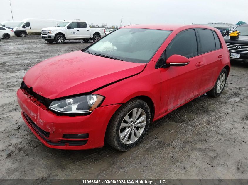 2016 Volkswagen Golf S/Se/Sel VIN: 3VW217AU6GM024243 Lot: 11956845