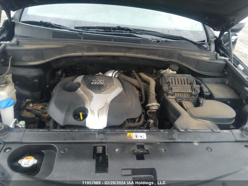 2013 Hyundai Santa Fe Sport VIN: 5XYZUDLAXDG073741 Lot: 11957069