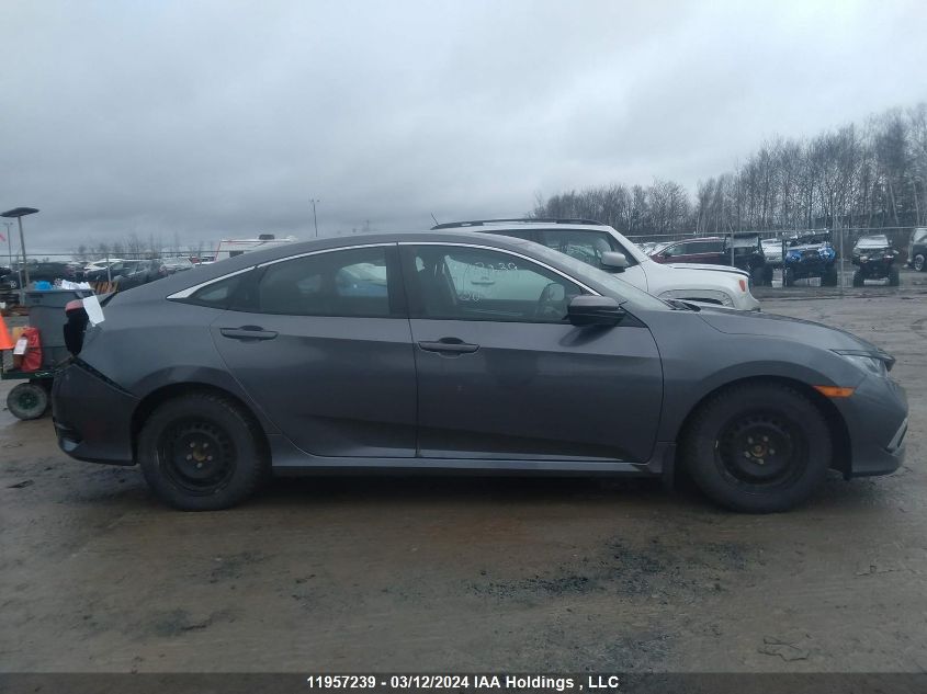 2020 Honda Civic Lx VIN: 2HGFC2F5XLH015882 Lot: 11957239