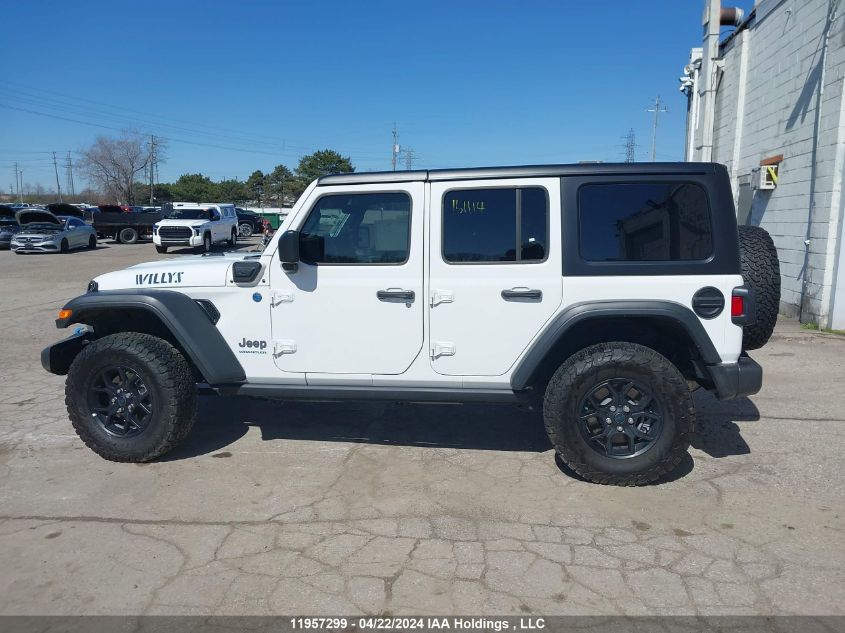 2024 Jeep Wrangler 4Xe 4-Door Willys VIN: 1C4RJXN60RW161114 Lot: 11957299