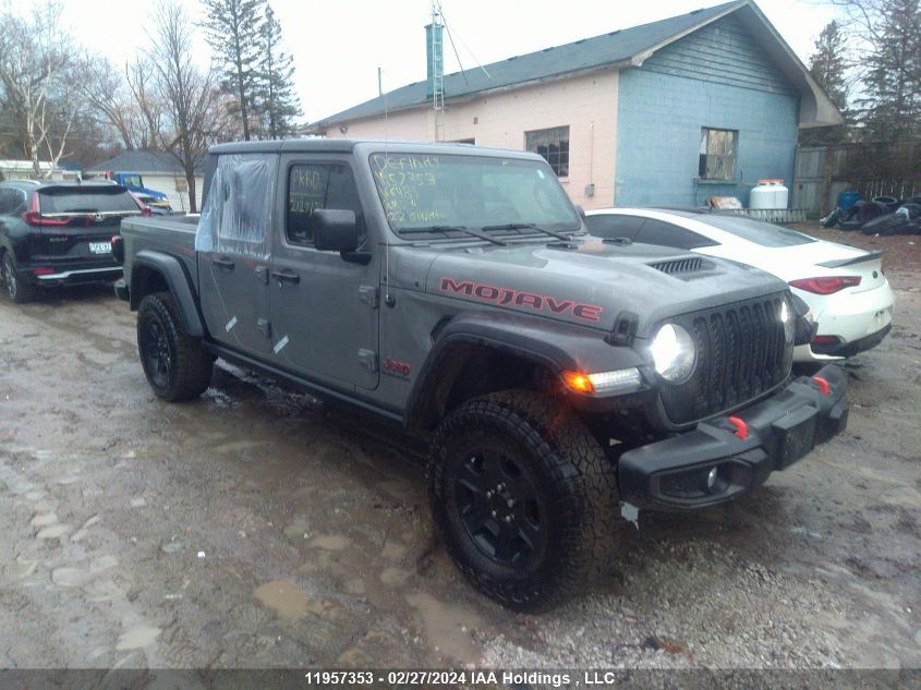 2022 Jeep Gladiator Mojave VIN: 1C6JJTEG0NL166489 Lot: 11957353